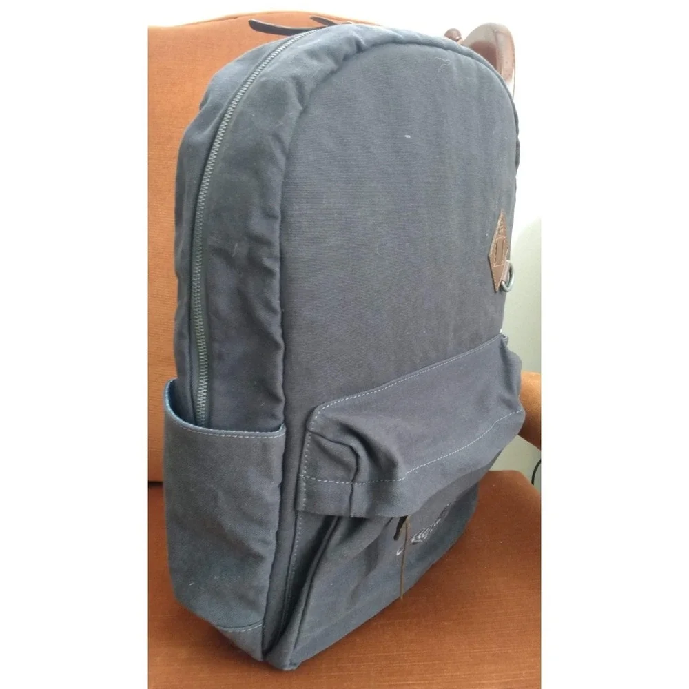 Alternative COCA-COLA Logo Padded Laptop Backpack Minimalist Monochrome Lash Tab